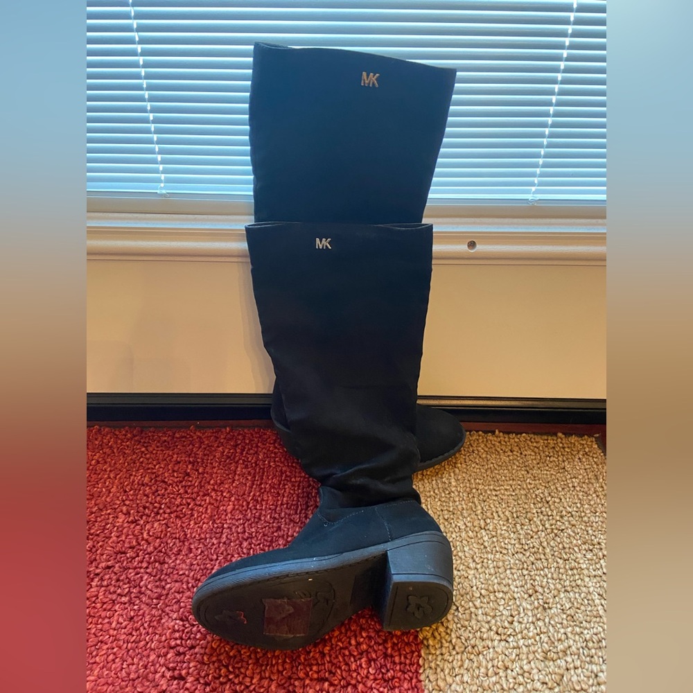 Little girls Michael Kors Black Knee-High Boots
